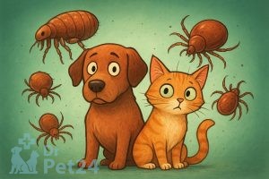 همه‌چیز درباره کک و کنه در سگ و گربه