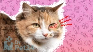 گربه مبتلا به هرپس ویروس و درگیر شدن چشم