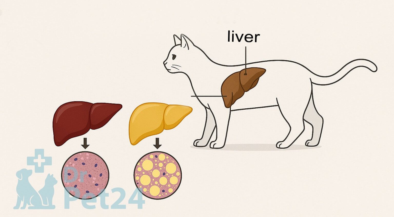 کبد چرب گربه